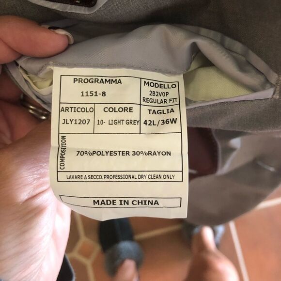 Gianco Ferro Suit 42L - Picture 7 of 13